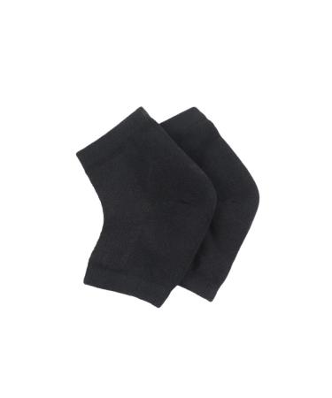 Lurrose 3st moisturizing socks without toes spa gel socks gel socks ventilate sock shoes women socks with open toes socks for dry feet original protection man foot black