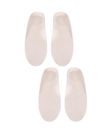 FRCOLOR 2pcs Flatfoot Pads Arch Correction Insoles Foot Care Insoles Arch Correction Shoe Pads Foot Orthotic Insoles