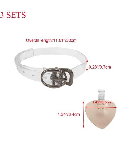 Pastlla 3 Pairs Detachable High Heels Straps - Anti Slip Ankle Straps for Women - Transparent - Buy Online on GoSupps.com