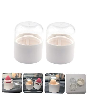 FRCOLOR 8 Pcs Beauty Egg Holder Portable Cotton Pad Case & Makeup Sponge Stand for Travel | Esponjas Para Maquillaje - Buy Online on GoSupps.com