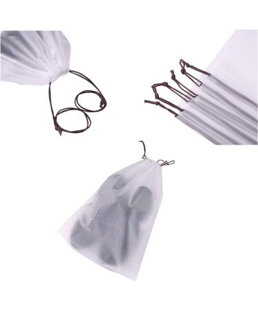 Laojbaba Clear Shoe Bags Travel Storage Organizer 12 Pack - Men's and Women's Drawstring Bags (15.7''X12'') - Buy Online on GoSupps.com