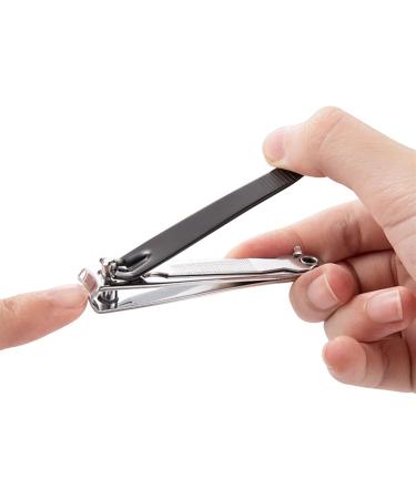 QXSJEDYCH Nail Clippers Nail Clipper with Files Nail Scissors Fingernail Cutter Trimmer Nail Cutters Toenail Scissors Finger Nail Toenail Pedicure Tool Nails(Size:L) - Buy Online on GoSupps.com