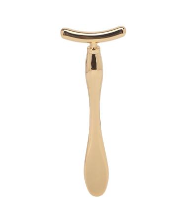 Golden eye cream applicator facial scooter massage device made of zinclegation T-shaped magic wand for facial massage massage device for facial massage reduction in swelling and folds