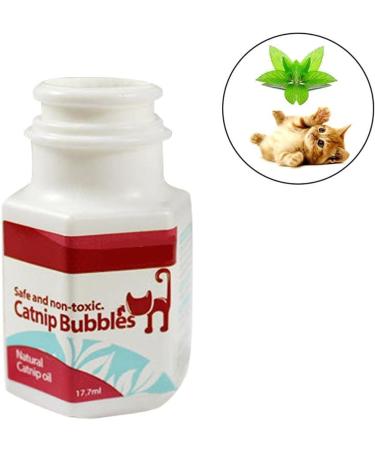 Liquid Catnip Bubbles 0.6oz Catnip Bubble for Stimulating | Funny and Harmless Interactive Kitten Toy for Exercising Reducing Boredom Littryee - Buy Online on GoSupps.com