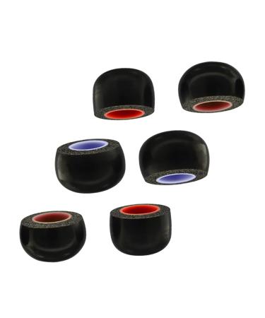 SUPVOX 6Pcs Memory Sponge Headset Cushion Earphone Caps Noise Reduction Sponge earplugs Slow Rebound Accessories Sponge Headphone Pads Earmuffs Headphone Cap Headphone Earbuds 1