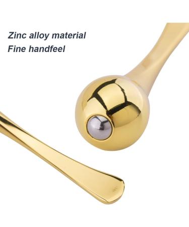 Bokioesde Portable Eye Swelling Relief Roller Massager - Manual Cream Applicator for Spa Relaxation & Beauty | Ros Gold - Buy Online on GoSupps.com