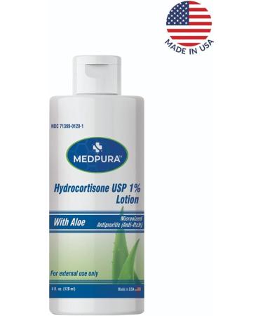 Akron Hydrocortisone 1% Lotion 120ml - Fast-Acting Relief for Skin Irritation - Buy Online on GoSupps.com
