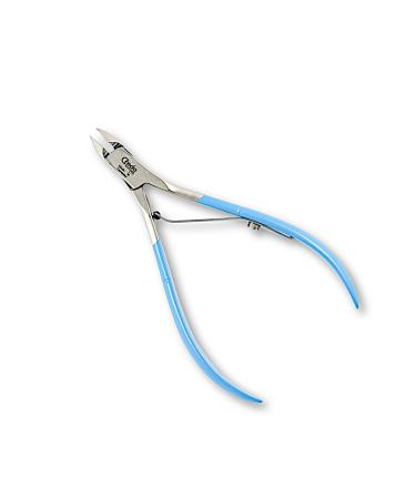 Credo Solingen Nickel Plated Cuticle Nippers 10 cm Pop Art Yellow Blue
