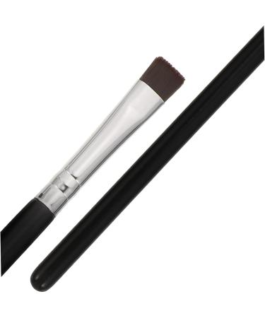 Baluue 12 Pcs Flat Eyebrow Brush Eyebrow Eyeliner Brush Eyeliner Makeup Brush Eye Brush Wooden Handle Black - Buy Online on GoSupps.com