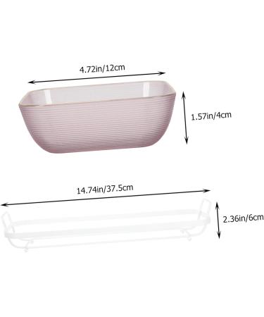 PRETYZOOM Serving Tray 1 Set Dried Fruit Storage Box Condiment Dipping Sauce Bowl Make Tea 37.5x12.4cm Dark Red - Buy Online on GoSupps.com