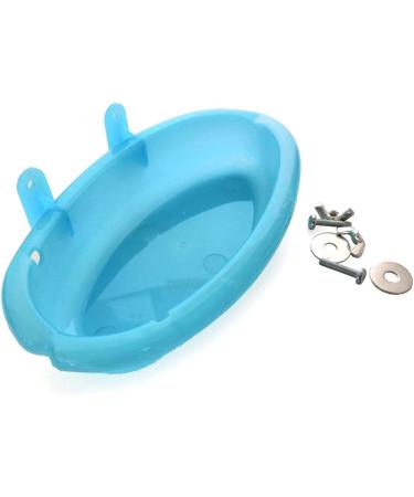 Hypeety Portable Bird Bath with Mirror - Blue Bird Bathtub for Pet Parrots - Buy Online on GoSupps.com