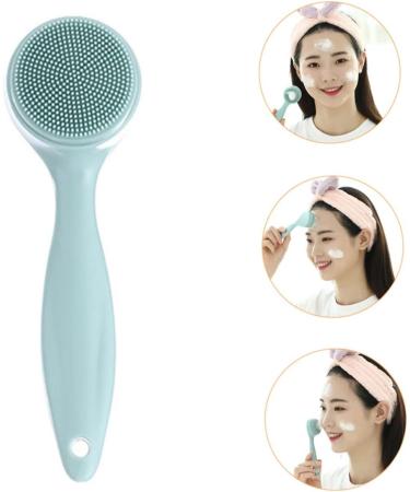 3 Set Facial Cleansing Brush - Blackhead Removal Silicone Scrubber & Satin Bonnet | Best International Shipping - Buy Online on GoSupps.com