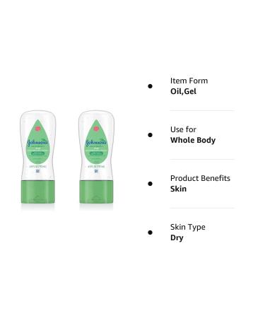 Johnson's Baby Gel Oil with Aloe & Vitamin E 6.5 oz - Pack of 2 - Buy Online on GoSupps.com