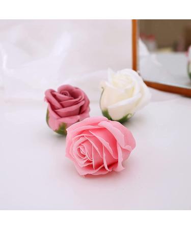 Rose Flower Shaped Bath Soap Gift Box for Women - Floral Scented Soap Petals for Mother's Day, Birthday, Valentine's Day, Christmas - Plant Essential Oil Soap Bouquet - Buy Online on GoSupps.com