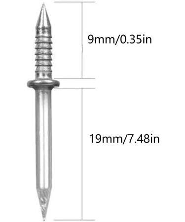 Buy Povanjer Mauerneails | 200-Piece Saxhorn Double Head Nail Set | Stainless Carbon Steel for Skirting Boards Concrete and Masonry - Durable & Robust - Buy Online on GoSupps.com