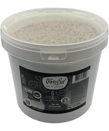 Guerande Coarse Grey Salt 5kg Bucket - Buy Online on GoSupps.com