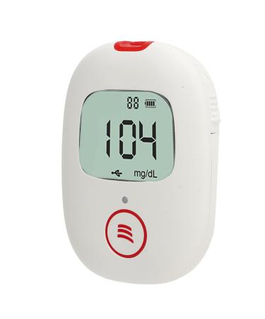 High-precision blood sugar measuring device set with 50 test strips 50 Lanzetten easy to use ideal for pregnant women fast and easy practical and portable (type 2)