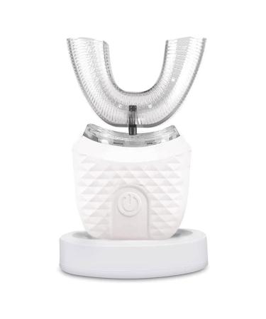 Electric ultrasound toothbrush 360 Automatic toothbrush fully automatic U-shaped intelligent cleaning children's toothbrush sonic toothbrush wireless (white) - Buy Online on GoSupps.com