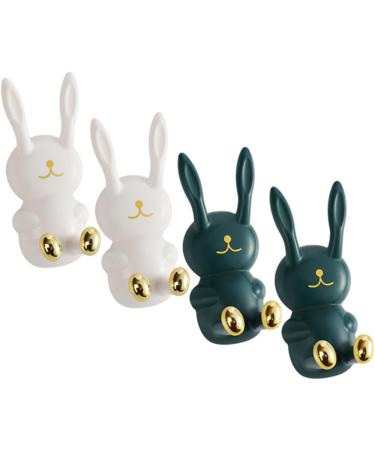 Alipis 16 StK Sticky Hooks - Versatile Bathroom Shaver Holder & Toothbrush Hooks Wall Connector Cable Organizers - White - Buy Online on GoSupps.com