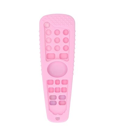 High Simulation Silicone Remote Control Baby Teether Toy in Pink - Bright Colors, Improves Coordination and Reduces Discomfort - Buy Online on GoSupps.com