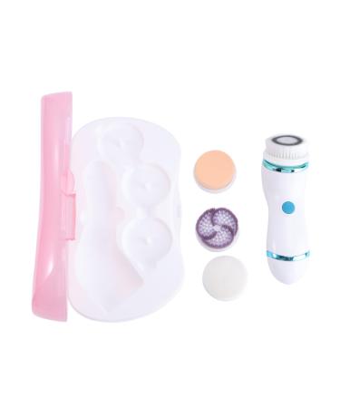 Beavorty Electric Silicone Facial Face Brush Deep Cleansing Electric Facial Cleansing Brush Inductor Face Washing Cleaner Makeup Brush Electric Multi Functional Cleaning Brush 6a