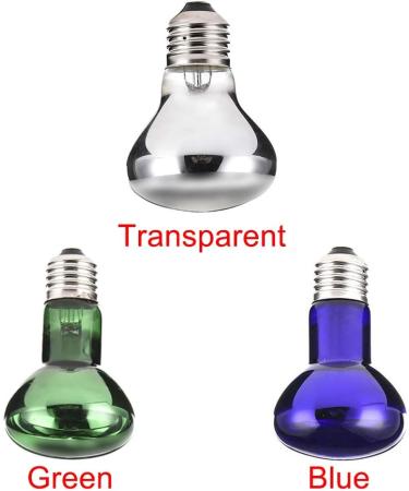 E27 Reptile Heat Bulb Infrared Heating Light Bulbs 25/50/75/100W UV Tortoise Turtle Light Beneficial UVA Basking Lamp Heat Bulb(25W Green) 25w Green - Buy Online on GoSupps.com