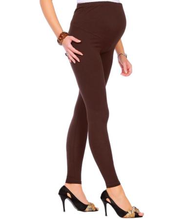 FUTURO FASHION Womens Maternity Cotton Leggings - Brown, Size 8-22 - Buy Online on GoSupps.com