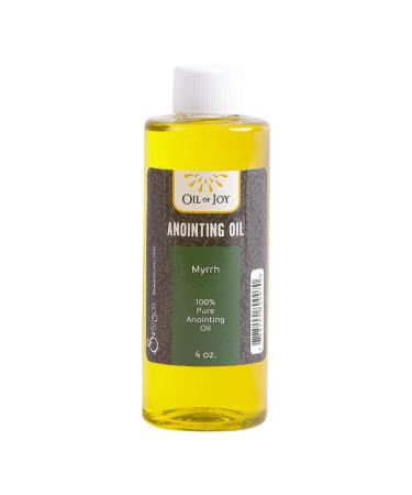 Anointing Oil Myrrh 4 Oz Altar Size Symbolizes Grace and Peace - Holy Oil for Prayers Church Ceremonies and Home Blessings