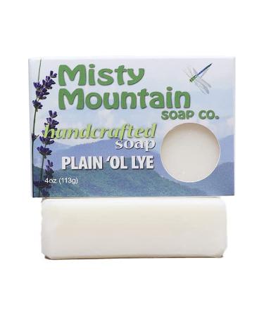Plain Ol Lye Bar Soap - Handcrafted by Misty Mountain Soap Co.