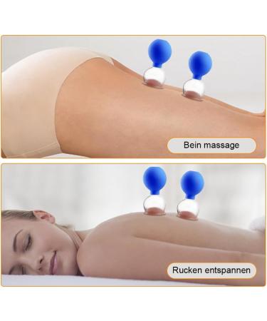 Tbusingoto 5-Series Glass Cupboard Set | Professional Suction Balls (25-65mm) for Medical & Fireless Cupping - Premium Blue Cupping Glass - Buy Online on GoSupps.com