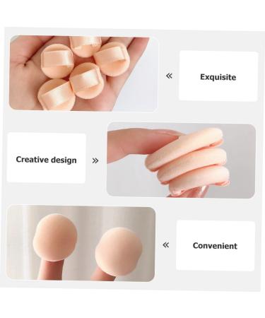FRCOLOR 20 Pcs Women Makeup Puffs - Portable Foundation Sponges for Flawless Application | Breathable Round Makeup Pads for Loose Powder & Makeup Touch-ups - Buy Online on GoSupps.com