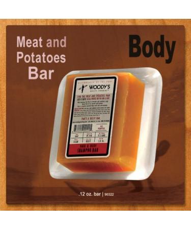 Woody's all purpose Body Hair Shampoo Bar Soap tea tree by Meat and Potatoes