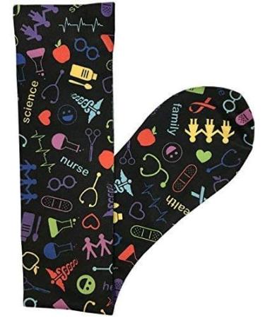 Prestige Medical 12 Soft Comfort Compression Socks - Medical Symbols Black - Buy Online on GoSupps.com