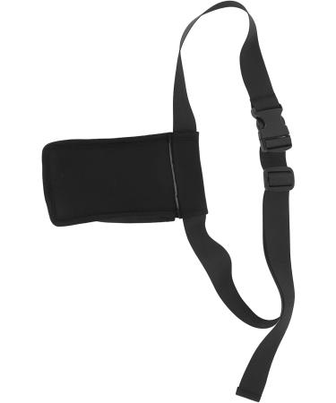 Lightweight Black Massage Oil Waist Bag | Spa & Massage Lotion Carrier - Perfect for Massagers - Buy Online on GoSupps.com