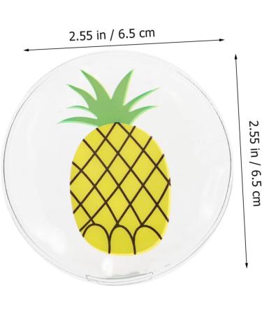 HOMSFOU 1 Pair Ice Eye Patch Eye Mask Pineapple Cool under Eye Sleeping Eye Pad Reusable Eye Patches Cold Compress Eye Cold Patches Cool Eye Pad Cold Eye Pads Facial Mask Summer PVC - Buy Online on GoSupps.com