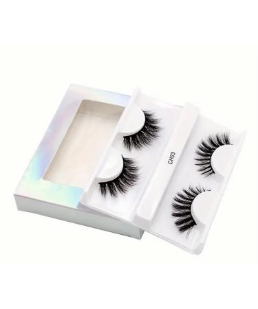 Natural style eyelashes Black