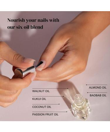 Nail Nourishing Oil - Renew & Revive Hydrating Nail Oil with Almond Oil & Other Mythical Oils - Reconditioning Nail Repair Oil for Long & Strong Nails - 12 ml No Nasties Nail Care by London Grace - Buy Online on GoSupps.com