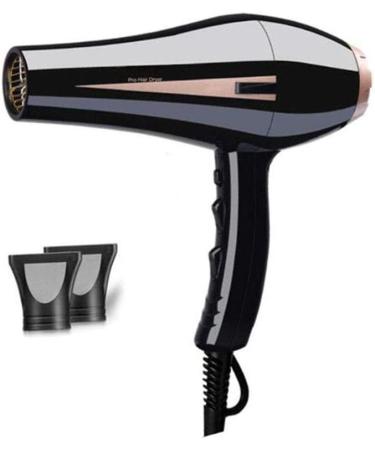 Hair Dryer Professional Ionic Hairdryer 2200W Salon Fast Blow Dryers 3 Heat 2 Speed Settings Low Noise Hair Dryer Powerful AC Motor with Hair Diffusers and 2 Nozzle for Home & Salon Small Gift - Buy Online on GoSupps.com