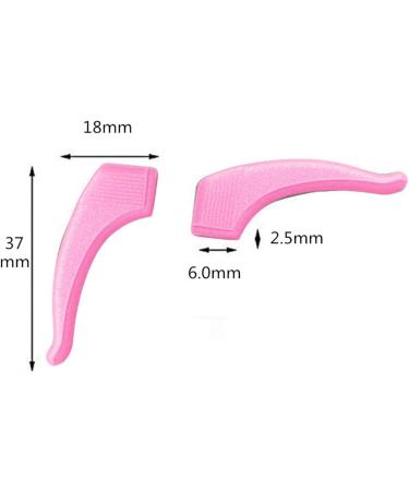 10-Piece Anti-Slip Ears for Glasses - Comfortable Fit for Kids & Adults - Pink (3.7 x 1.8 cm) - International Shipping - Buy Online on GoSupps.com