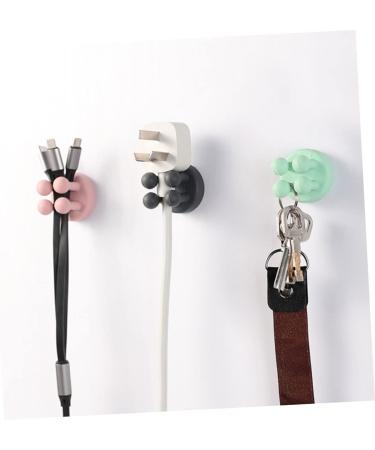 Alipis 24 STK Silicone Razor Hooks & Toothbrush Holder - Versatile Shower & Bathroom Utensils Wall Bracket for Towels & Luffa - Buy Online on GoSupps.com