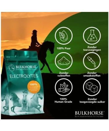 BulkHorse Electrolytes | PREMIUM QUALITY for WARM WEATHER and intensive training | MUSCLES ENERGY AND BONE FORMATION | 1000 gram - Buy Online on GoSupps.com