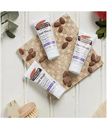 Palmers Foot Magic Cocoa Butter Set | Palmers Cocoa Butter Formula Foot Magic 60g | Palmers Cocoa Butter Formula Foot Magic Scrub 60g | Two-Sided Wooden Foot Hand Nail Cleaning Scrubbing Brush - Buy Online on GoSupps.com