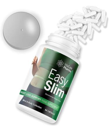 EasySlim Weight Loss Support | Glucomannan Appetite Suppressant | Mind & Body Collection | 2 Week Supply 84 Count - Buy Online on GoSupps.com
