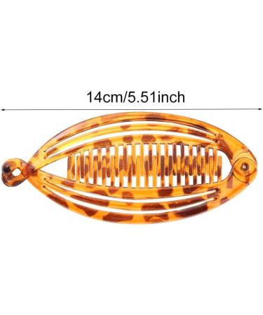 SculptZen 3 Pcs Banana Hair Clip Vintage Fish Shape Clamp Clincher Combs Fishtail Hairpin Long Hair Clips Ponytail Hair Comb Barrettes Hair Accessories for Women Fishtail Hair Clip for Thick Thin Hair - Buy Online on GoSupps.com