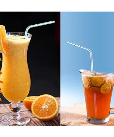 RETYLY 1500 Pcs Flexible Plastic Straws Striped Multi Colored Disposable Straw 8 inch Long - Buy Online on GoSupps.com