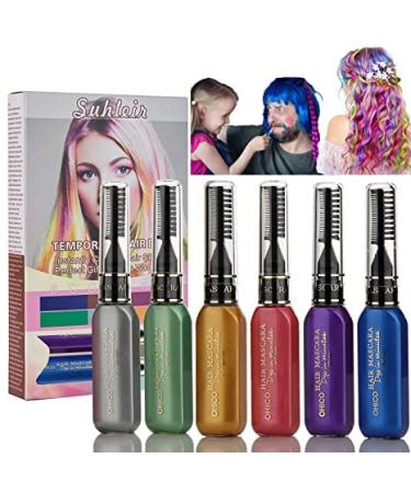 Temporary Hair Chalk, Hair Chalk Dye for Girls, Washable,Non-toxic Instant Hair Dye Colors for Christmas, Halloween, Birthdays, Parties, Concerts, Gifts For Girls and Women, Bright Hair Colors.
