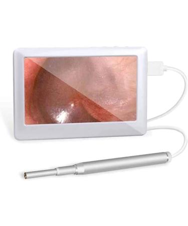 Yannies Ear Wax Removal Tool - 3.9mm HD Otoscope with 6 LED Lights | Ear Wax Removal Endoscope - 4.3 Inch Screen for Children & Adults - Buy Online on GoSupps.com
