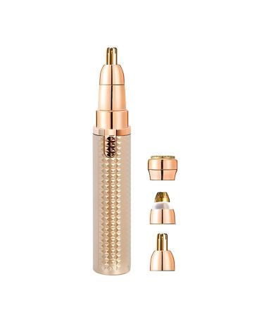 Hair Removal Device Nose Hair Trimmer for Women Safe Electric Shavers Efficient Facial Eyebrow ShaversConvenient Hair Removal Epilators Eyebrow Trimmer for Gold