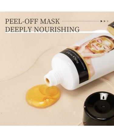 24K Nano Gold Peel-Off Face Mask | Anti-Aging Collagen & Snail Mask | Deep Cleaning & Firming | All Skin Types | Buy Online - Buy Online on GoSupps.com