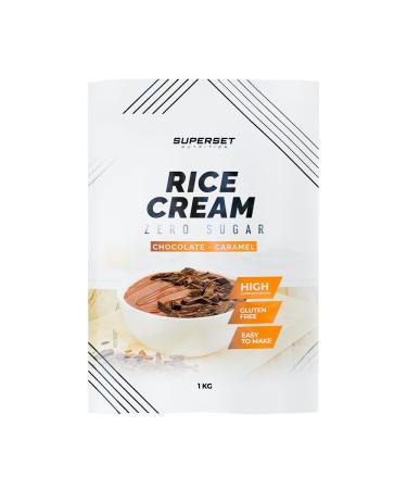 SUPERSET NUTRITION Superset Nutrition - Rice Cream (1 kg) - Rice creams - Delicious low-sugar rice cream - Chocolate Caramel